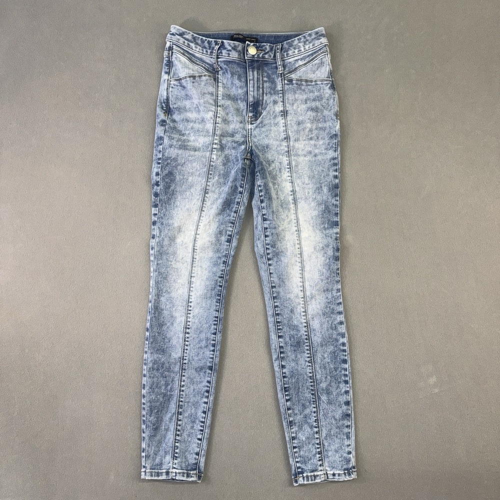 Women's Simply Vera Vera Wang Skinny Ankle Acid Washed Stretch Jeans Size 6